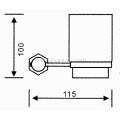 Single Tumbler Holder For Hotel Bathroom